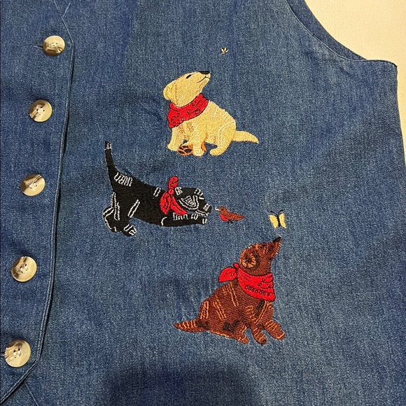 Vintage Orvis embroidered dog vest, hunting, fishing, outdoor size L - Picture 2 of 11